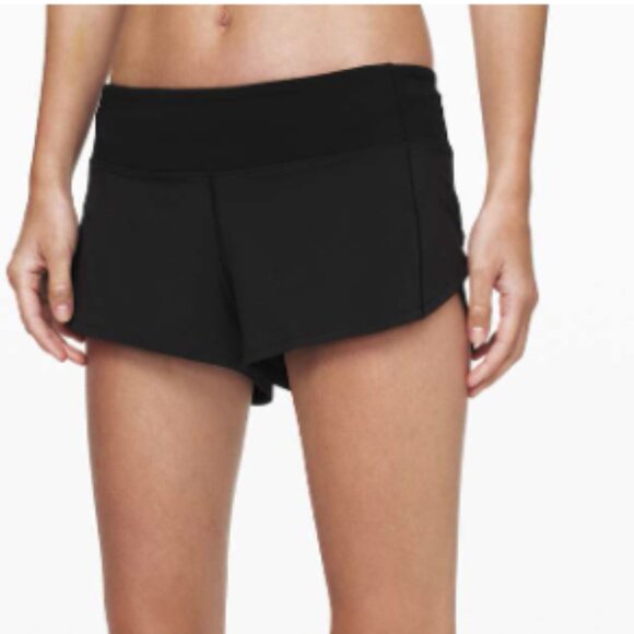 LULULEMON Speed Up Short 2.5 inches black - size 6 - Picture 1 of 6